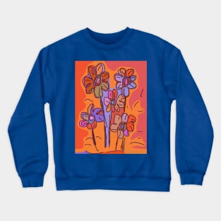 Happy Flowers Crewneck Sweatshirt